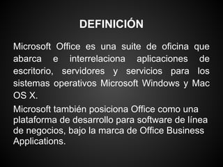 Microsoft office