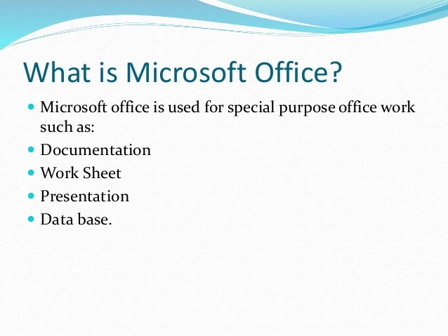 microsoft office