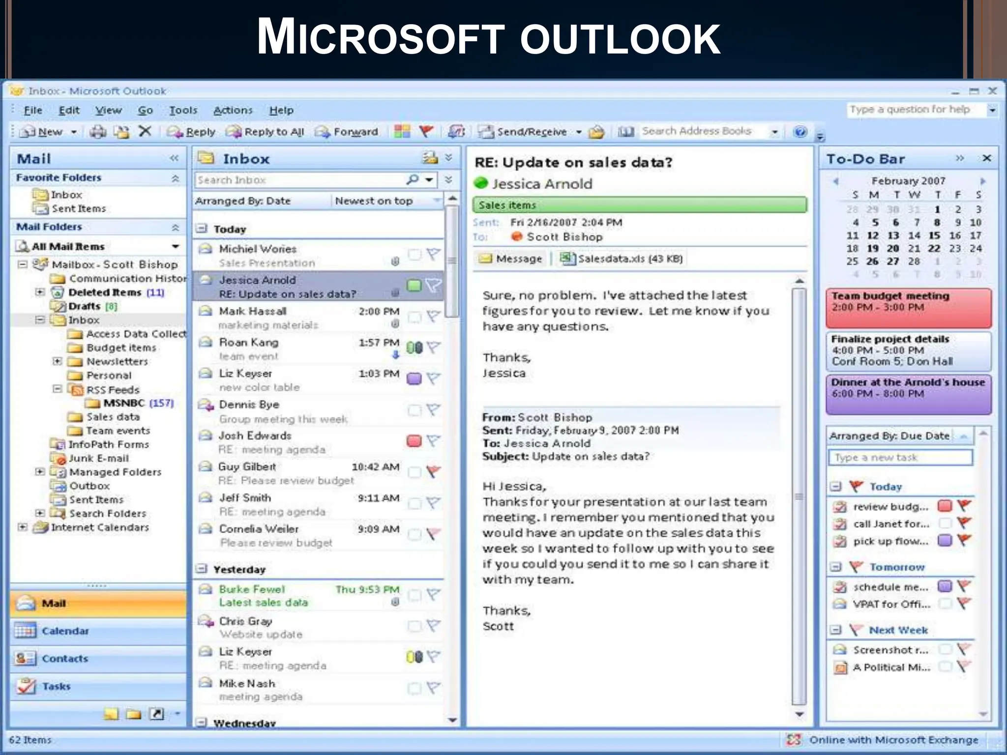 MICROSOFT OUTLOOK
 