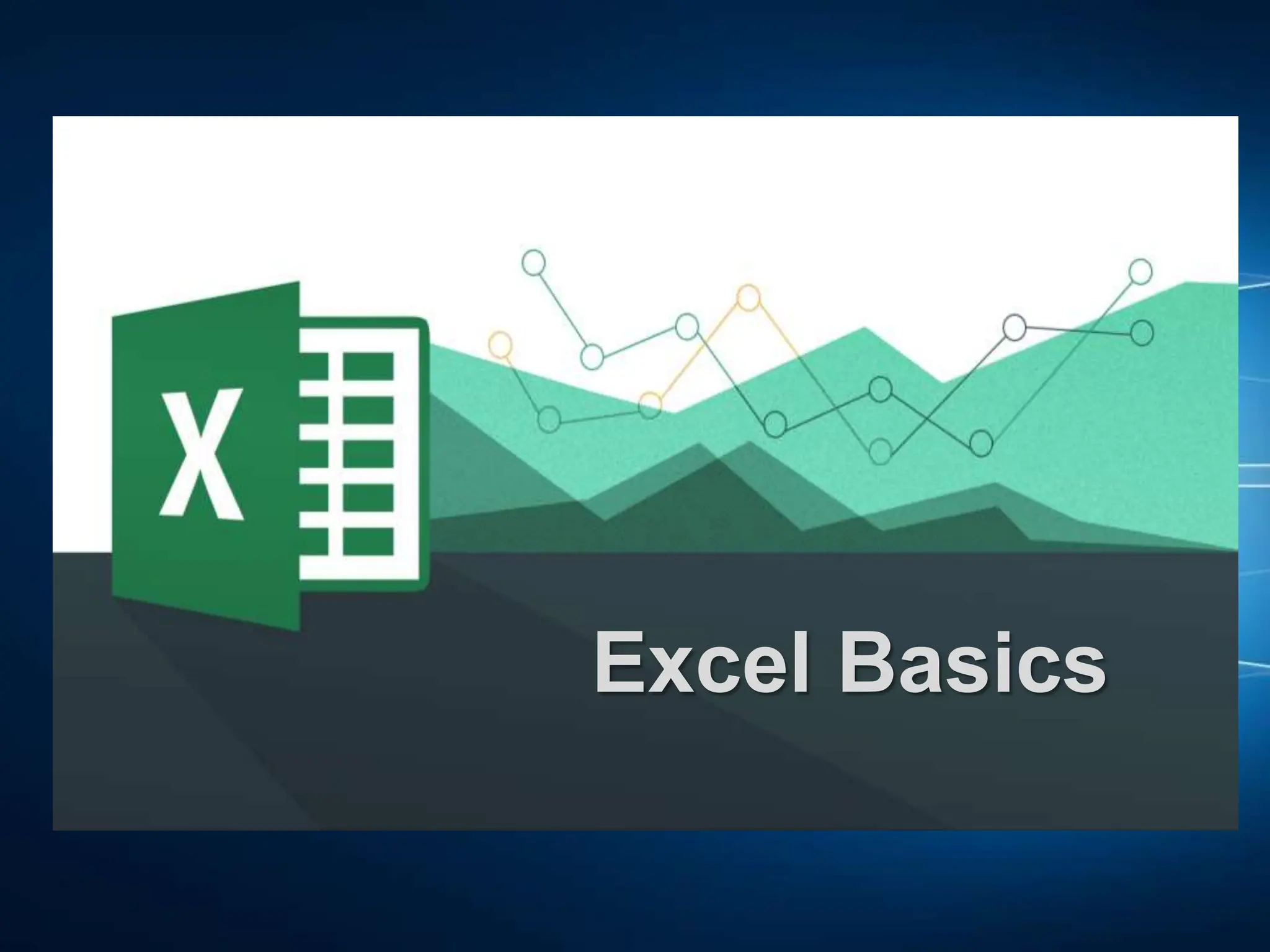 Excel Basics
 