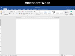 MICROSOFT WORD
 