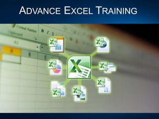 ADVANCE EXCEL TRAINING
 