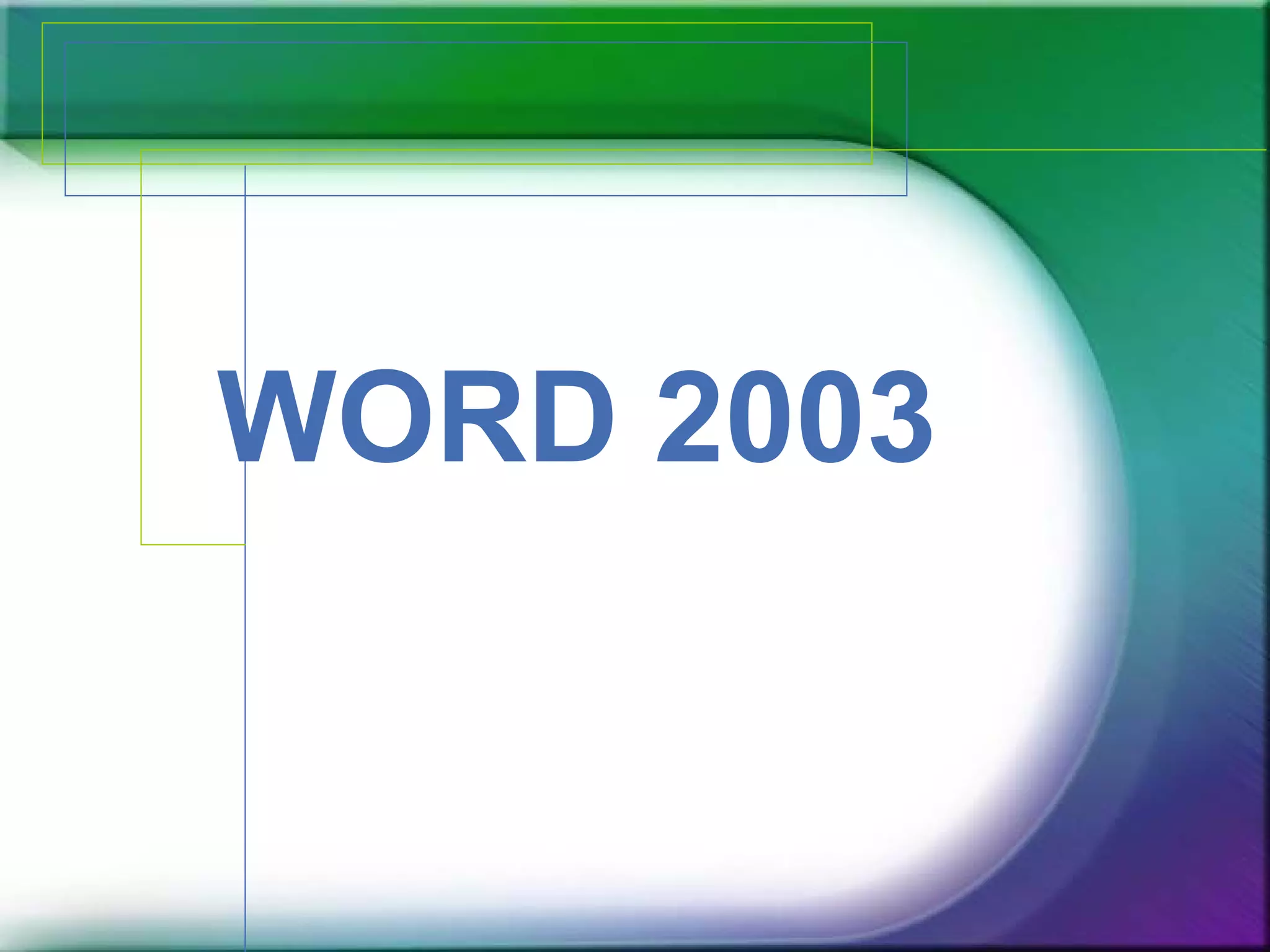 Microsoft office 2003 creating macros ppt