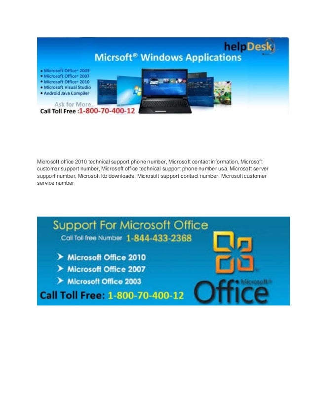 Microsoft Office 2010 Technical Support 1 800 70 400 12 Phone Numb