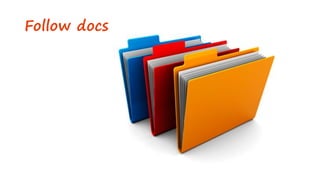 Follow docs
 