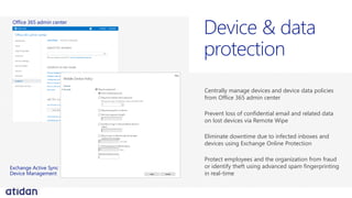 Microsoft Office 365 for Enterprise - Presented by Atidan | PDF