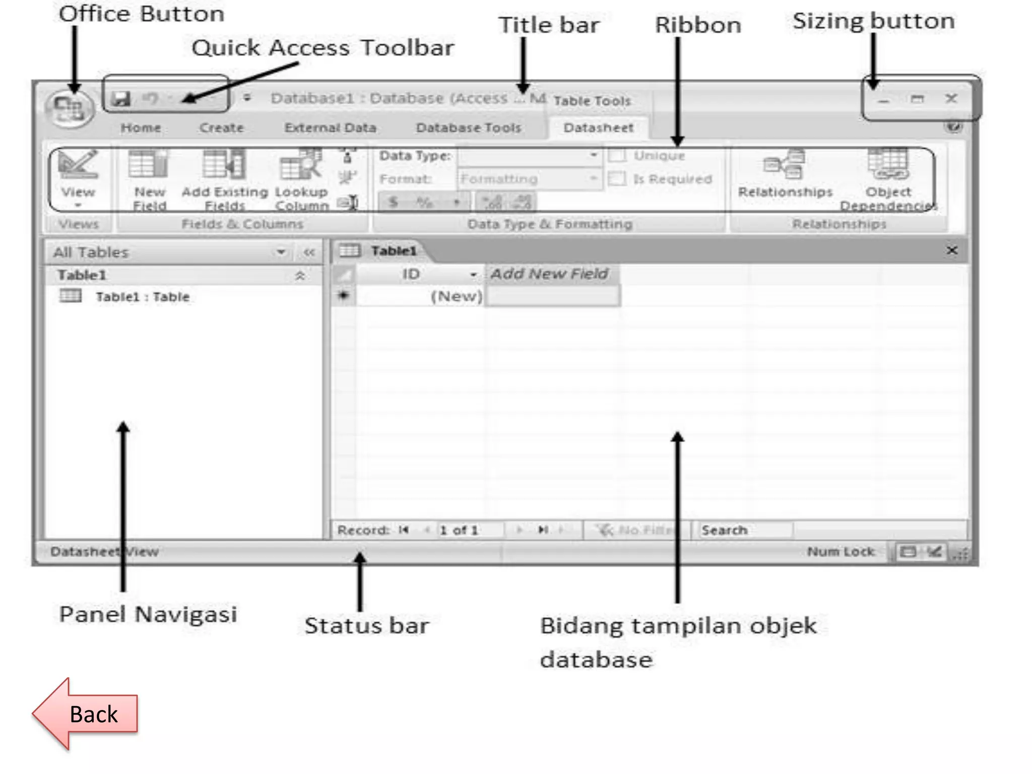 Materi Microsoft office access kelas XI SMK | PPTX