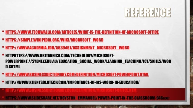 Microsoft Office Ms Word Powerpoint Microsoft Office Ms Word Powerpoint