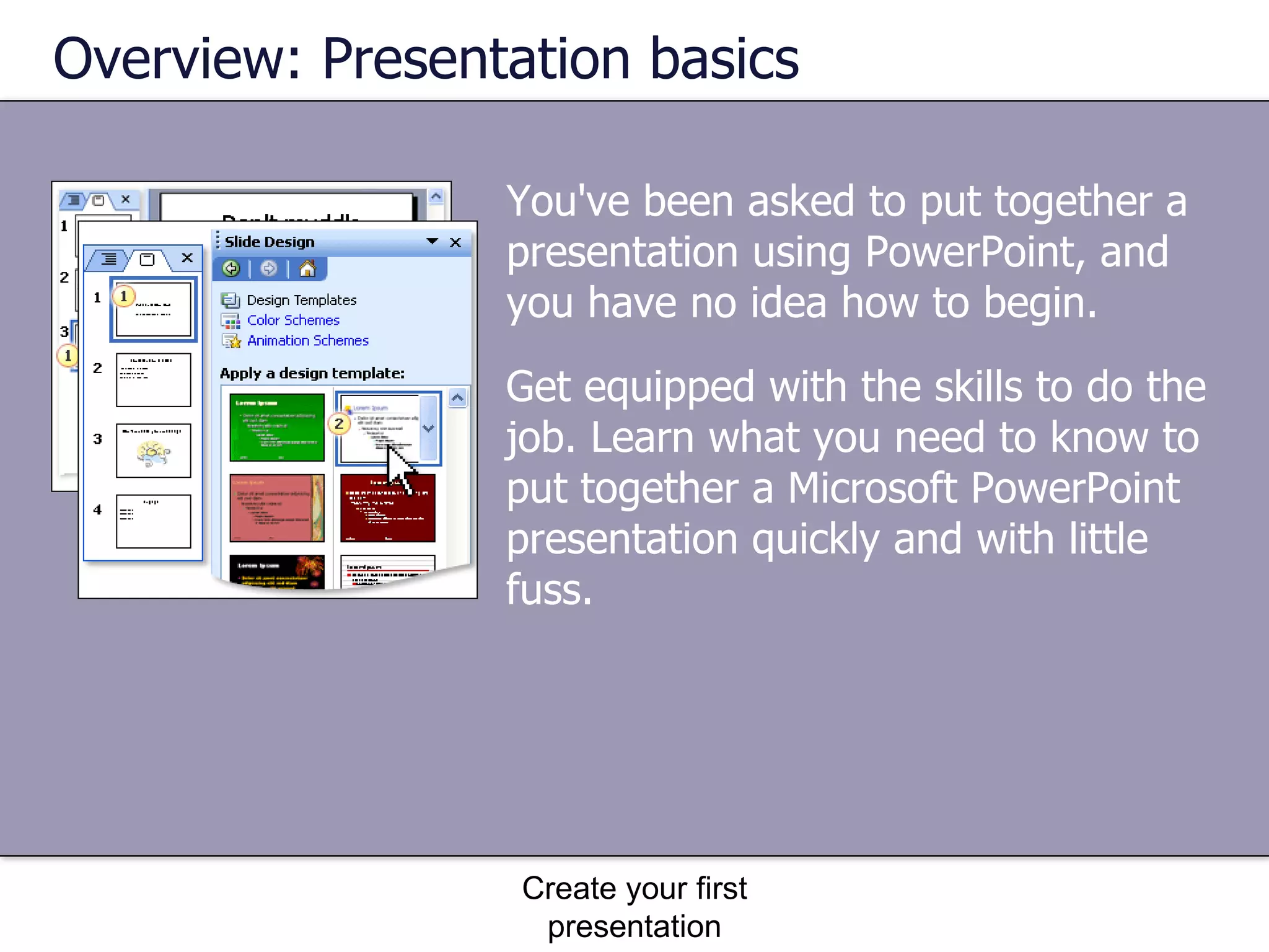 CREATE YOUR FIRST PRESENTATION IN SLIDES visual data 2