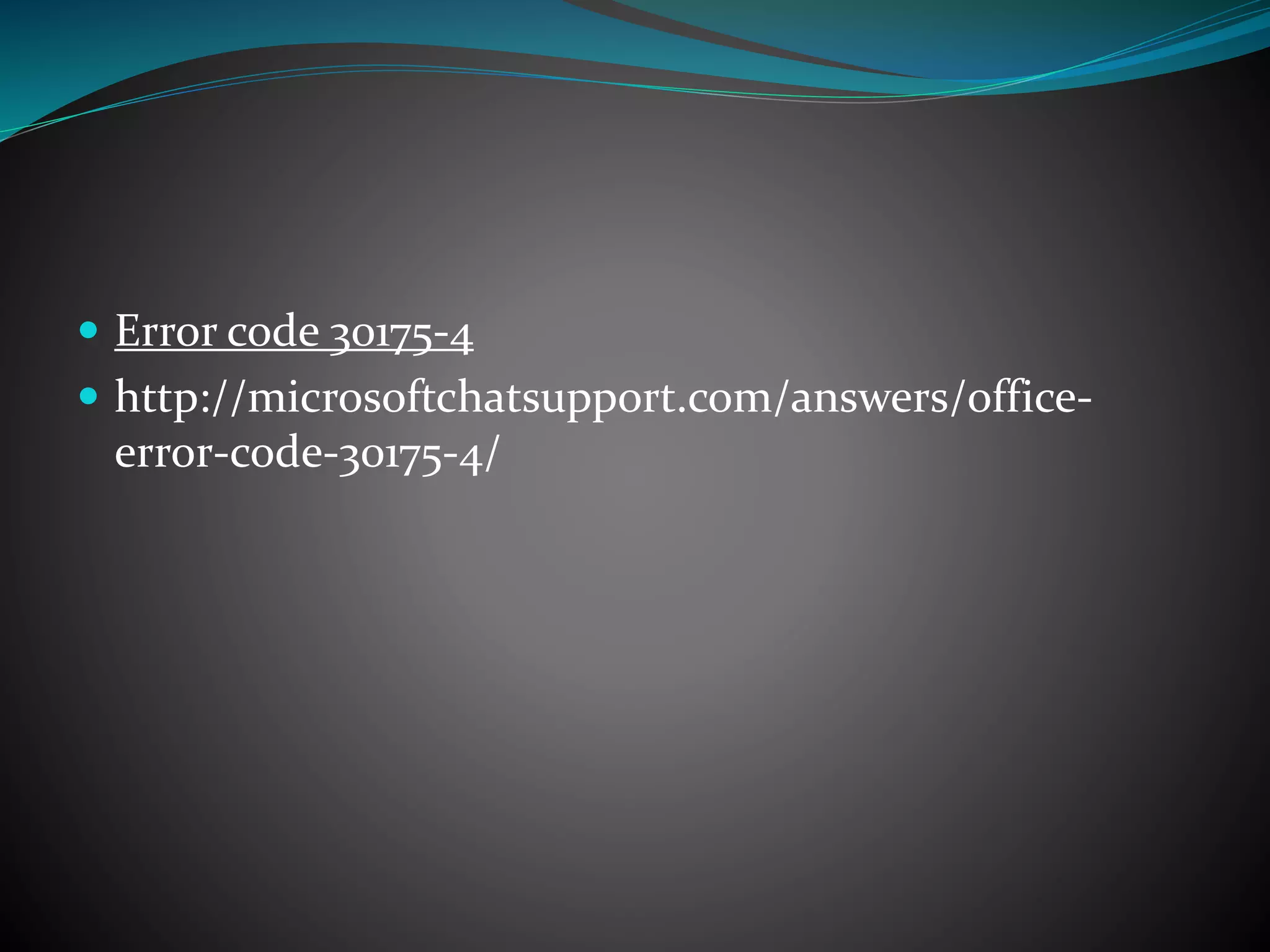 Microsoft Office Error Code PPT microsoft-office-error-code-ppt