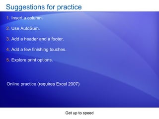 Microsoft® office excel 2007 | PPT