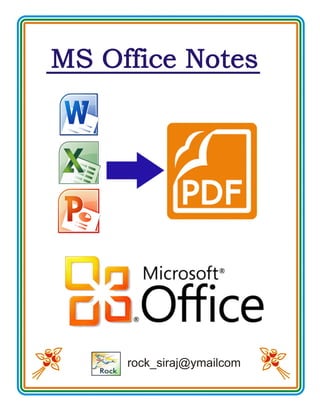 ms office excel 2007 tutorial pdf in hindi ms office excel 2007 tutorial pdf in hindi