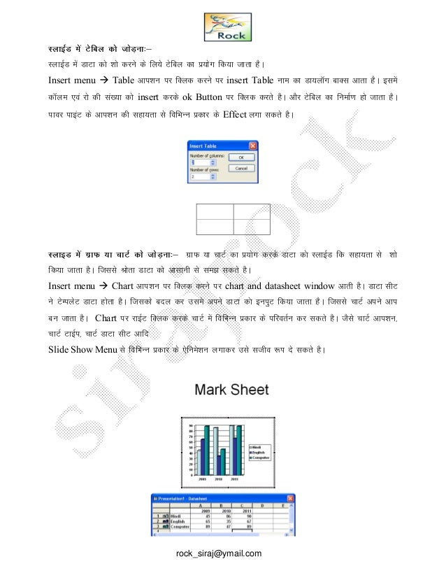 Microsoft Office Hindi Notes