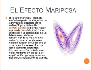 Teoría del Caos y el Efecto Mariposa | PPT