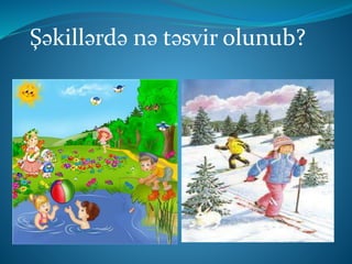 Şəkillərdə nə təsvir olunub?
 