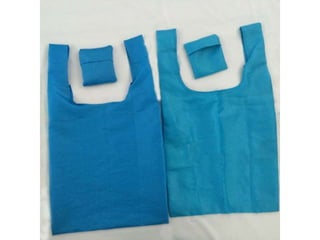 Reusable grocery tote polyester foldable shopping bag