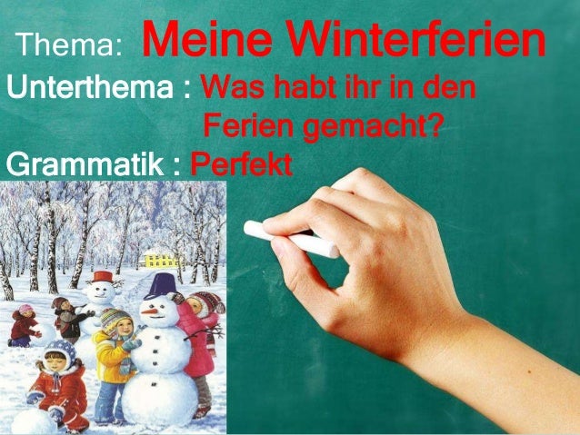 Meine Winterferienmeine Winterferien