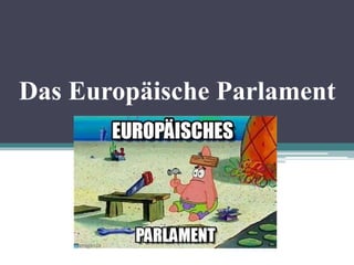 Das Europäische Parlament
 