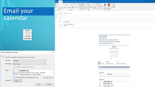 Email your
calendar
 