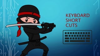 KEYBOARD
SHORT
CUTS
 