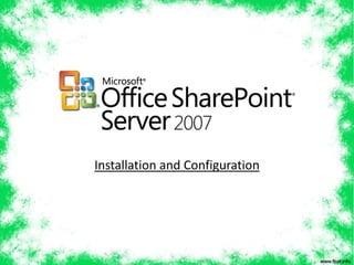 Microsoft Office SharePoint Server 2007 - Overview | PPT