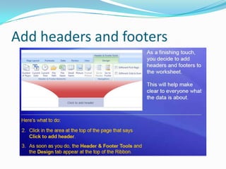 Add headers and footers
 