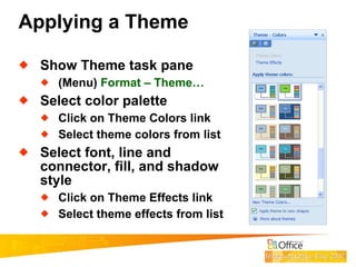 Theme Effect How to Use Visio for Project Management | PPT