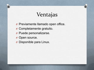 Microsoft office vs libre office | PPTX