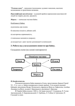 Байка як жанр світової літератури | PDF