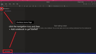 Microsoft One Note Tutorial | PPTX