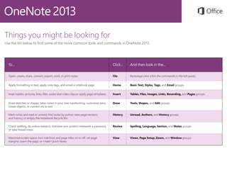 Microsoft OneNote 2013 Quickstart Slide 3