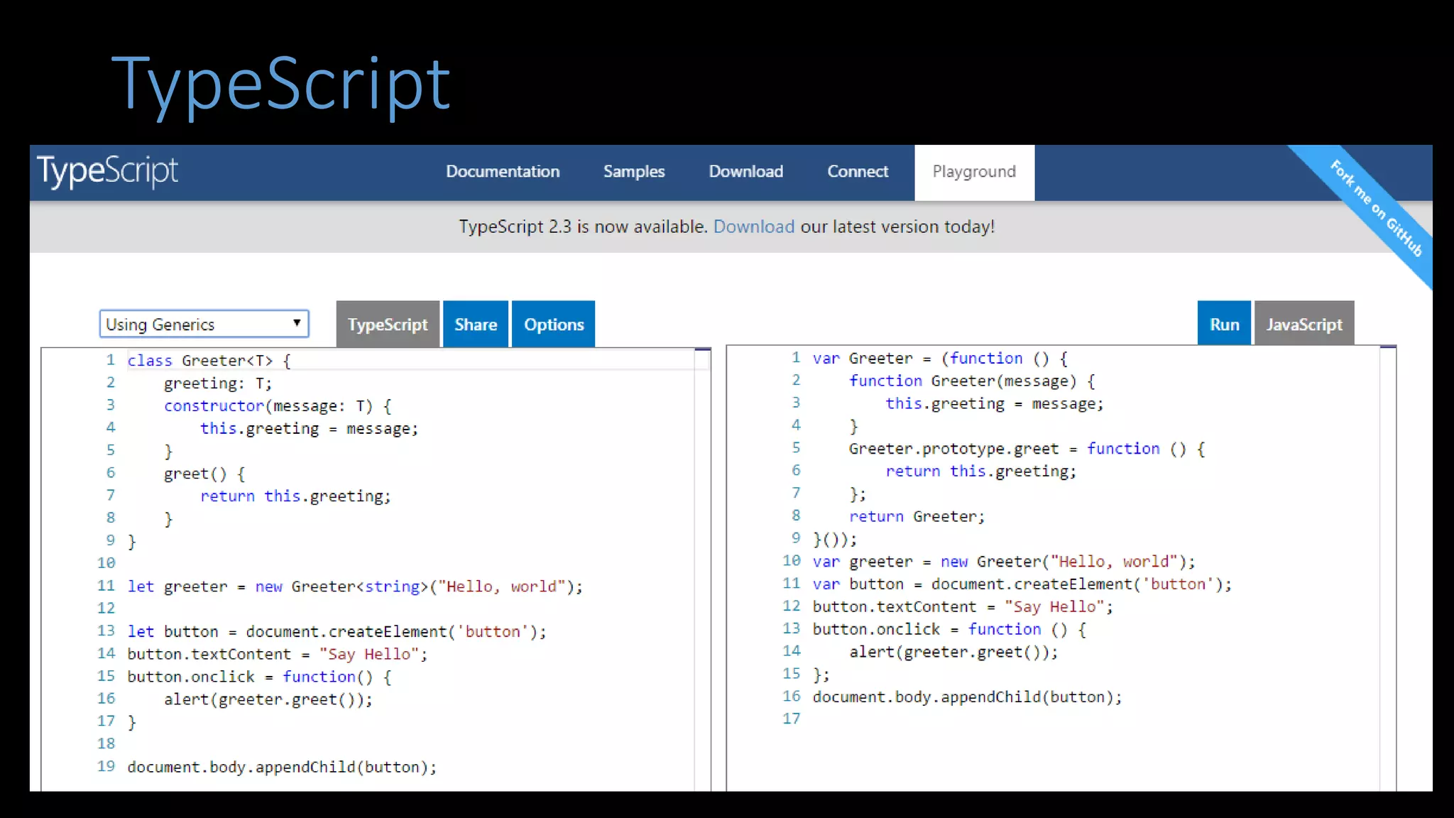 TypeScript
 
