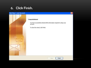 Click Microsoft Exchange, POP3, IMAP, or HTTP, and then click Next.
