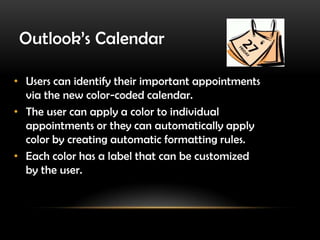 You can also specify Auto Archive to a specified folder and also specify the age of emails to archive.Archiving Your Email Contd..
