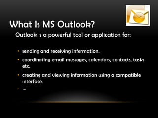 How to configure an e-mail Account With Microsoft Outlook…?