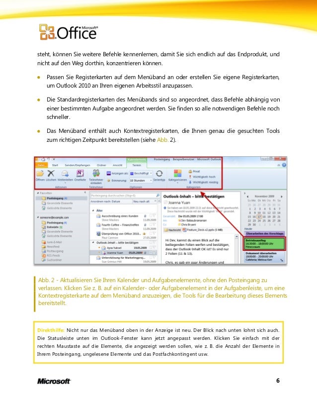 Outlook kennenlernen