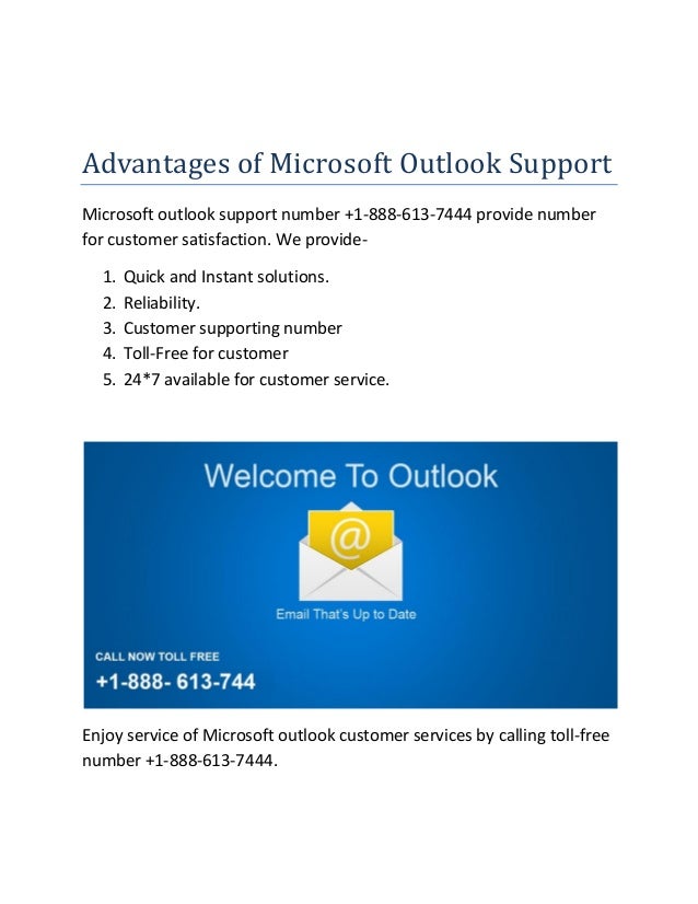 Microsoft Office Outlook Support 18886137444