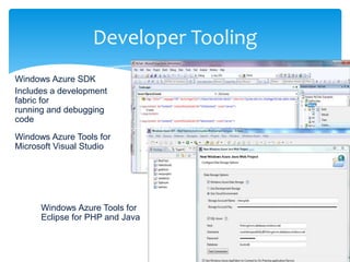 99.93% uptime since deploymentWindows Azure StorageWindows Azure storage is an application managed by the Fabric Controller