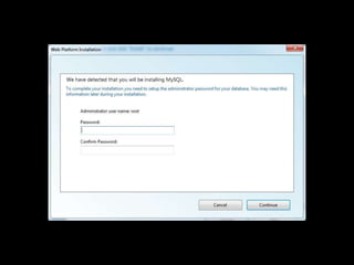 Microsoft Web Platform InstallerMakes it simple for anyone using Windows Server or Client to design, develop, discover, deploy and run web applications.Install the latest versions of FREE Microsoft Web Platform tools, web server and extensions, database and frameworks. Stay up-to-date and explore what’s new. Runs on Windows XP, Windows Vista, Windows Server 2003 and Windows Server 2008