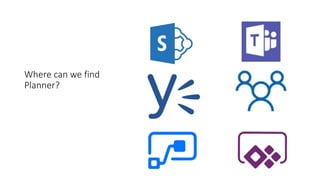 Where can we find
Planner?
 