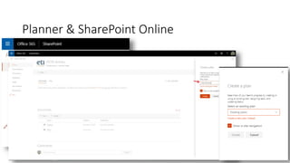 Planner & SharePoint Online
 