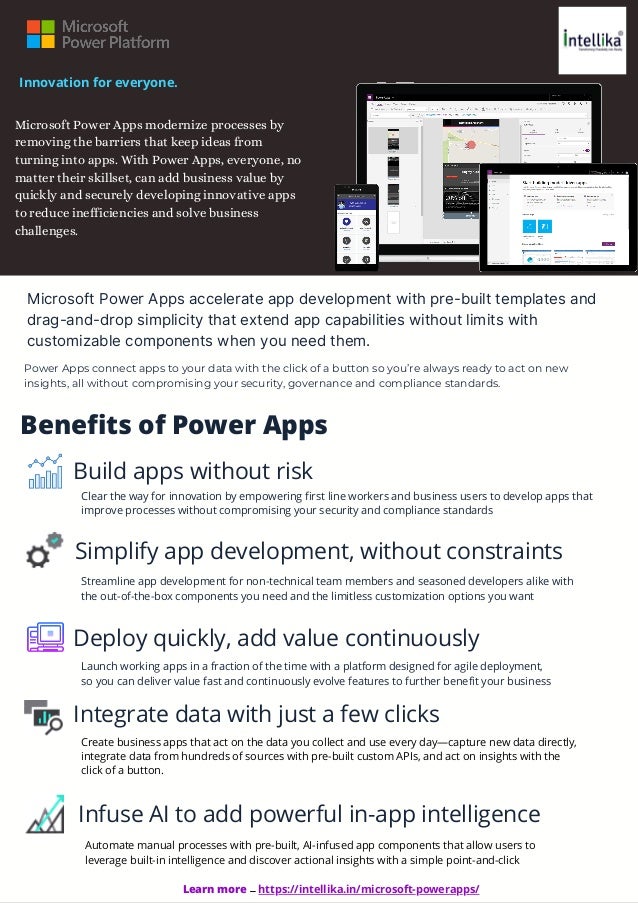 Microsfot PowerApps Benefits