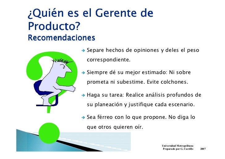 El Gerente De Producto