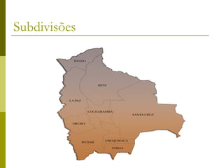 Subdivisões
 