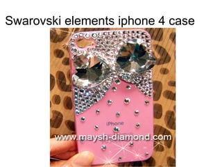 Swarovski elements iphone 4 case 