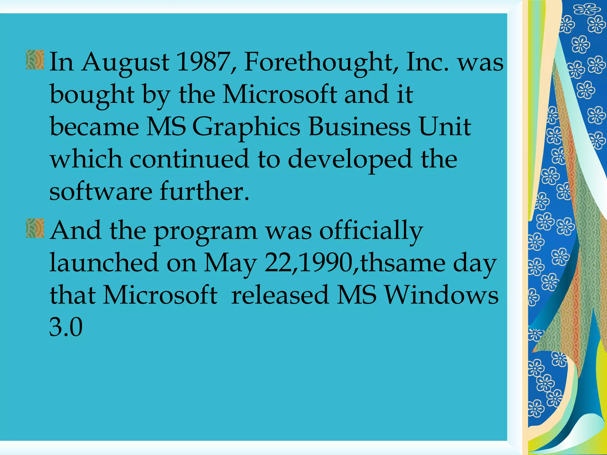 Microsoft power point | PPT