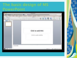 Microsoft power point | PPT