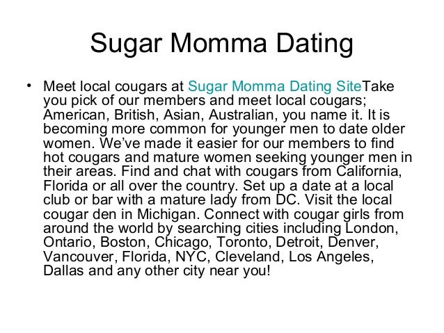 Find Sugar Momma The Ultimate Guide To First Dates - 6dysll1