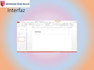 Interfaz