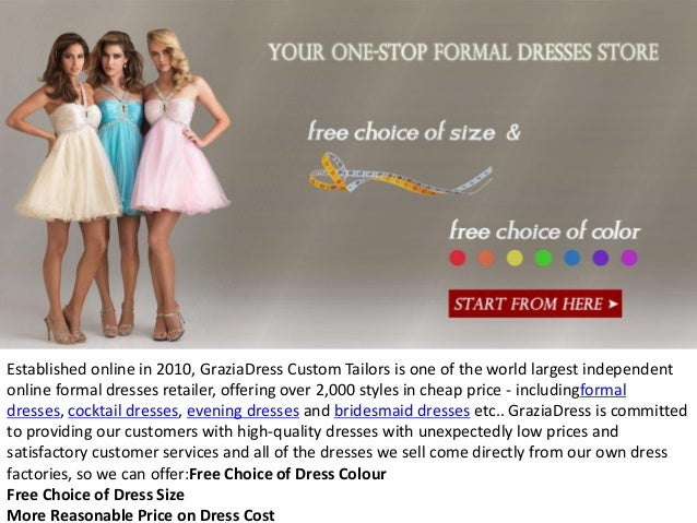 reasonable formal dresses